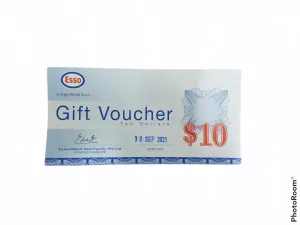 $10 Esso Voucher