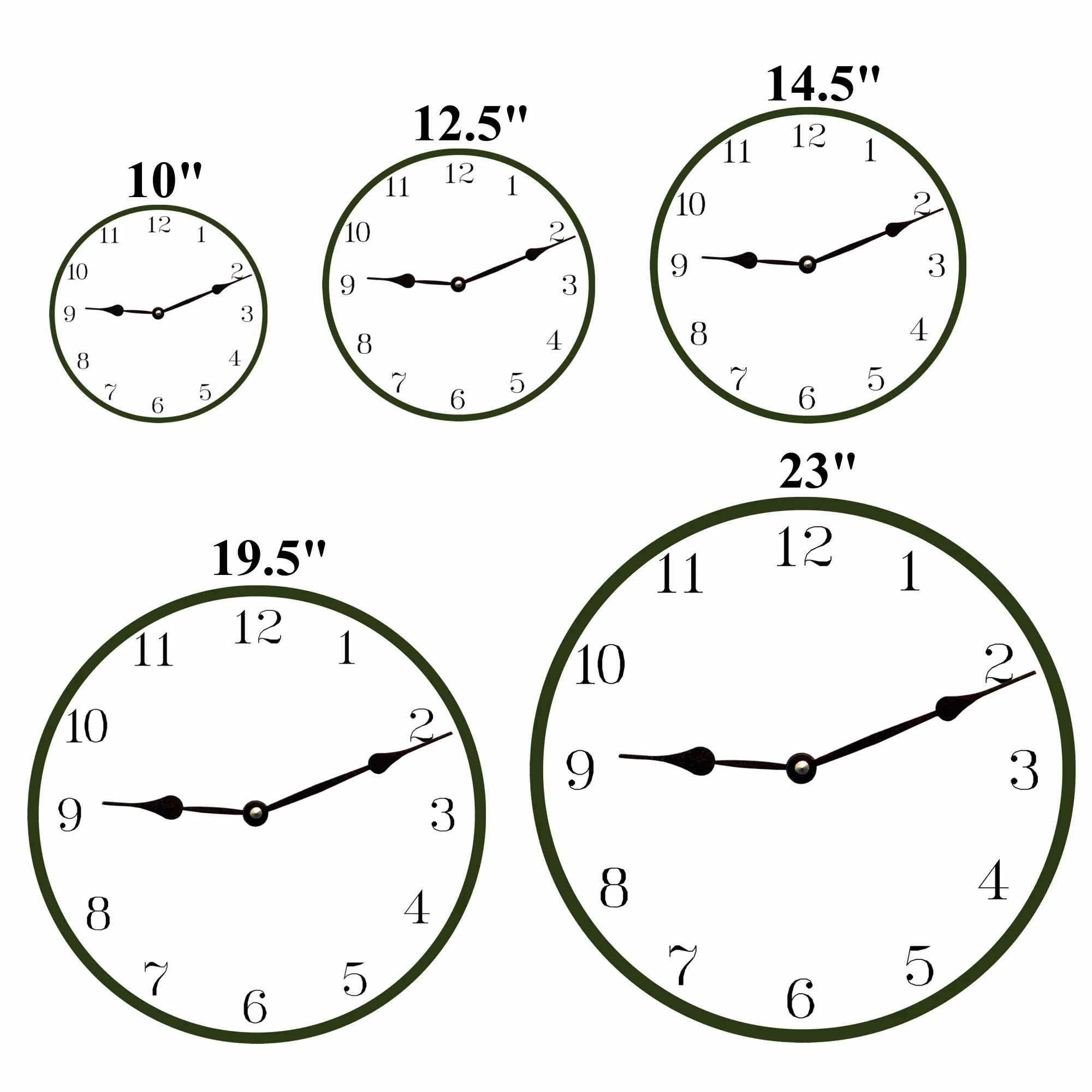 3 Color Beach Time Clock