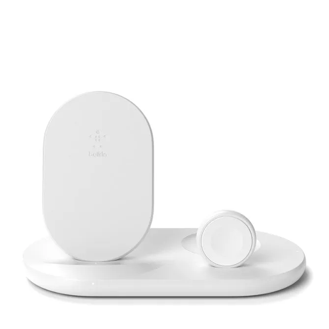 3In1 Wireles Pad/Stand/Aplwatch Wht