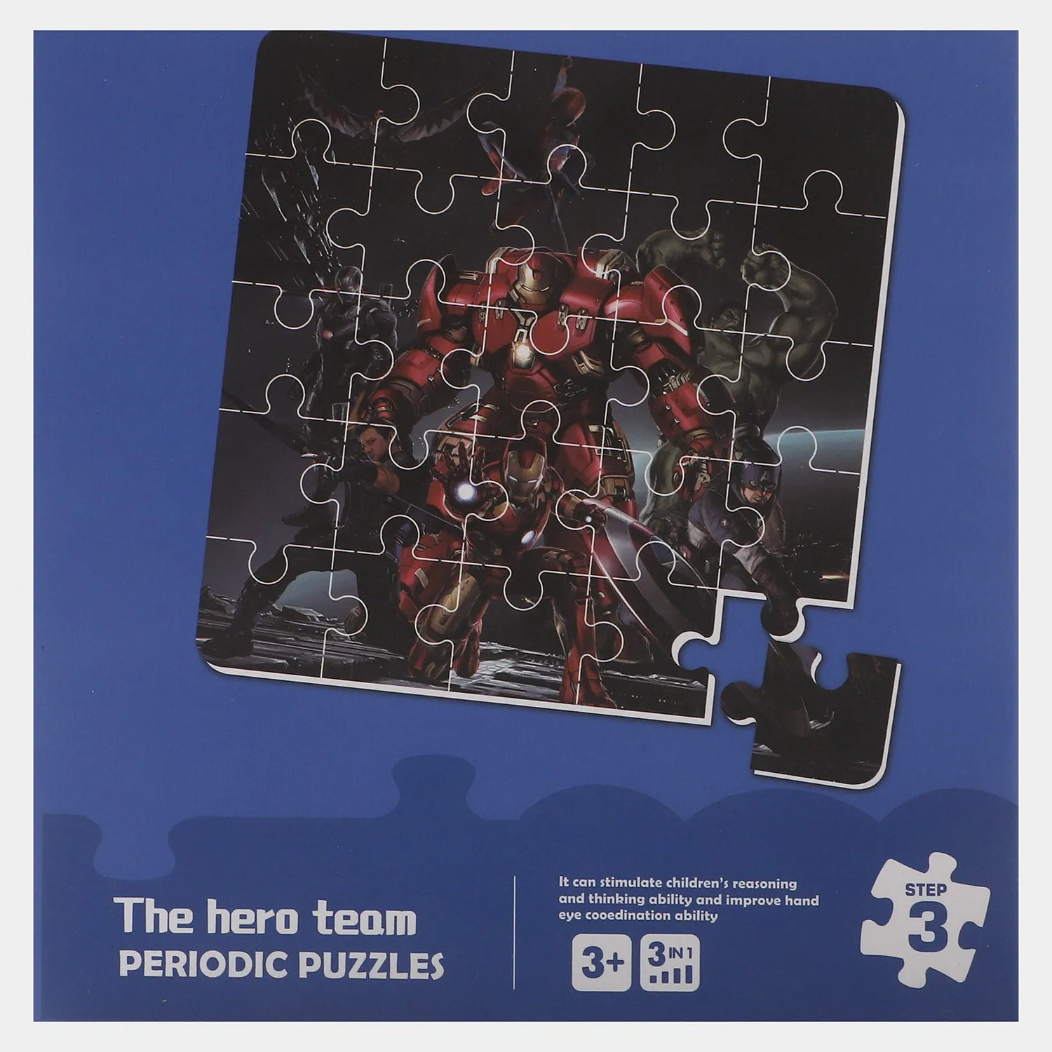 Action Hero Puzzle Book For Kids