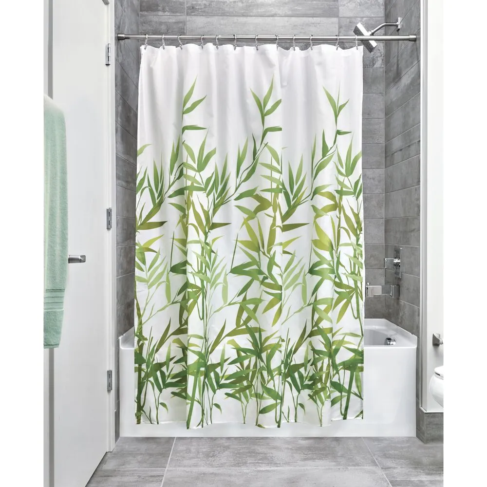 Anzu Natural Bamboo Design 72" x 72" Shower Curtain