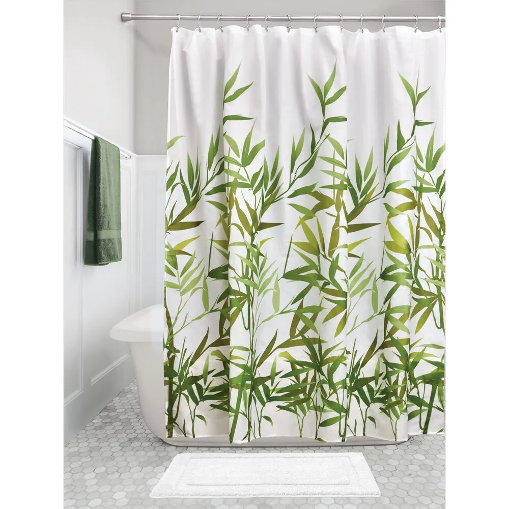 Anzu Natural Bamboo Design 72" x 72" Shower Curtain