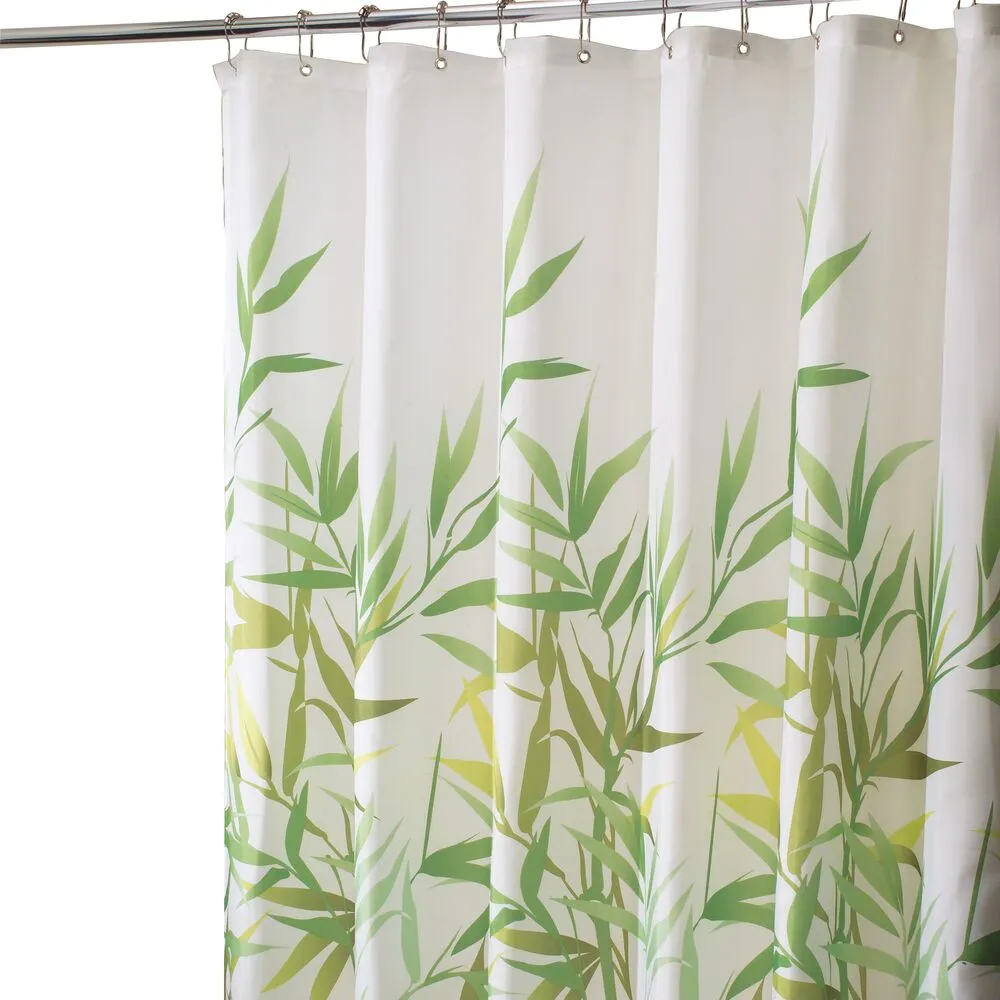 Anzu Natural Bamboo Design 72" x 72" Shower Curtain