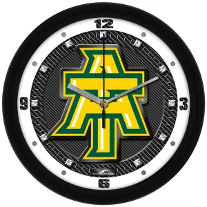 Arkansas Tech University Wall Clock - Carbon Fiber Textured