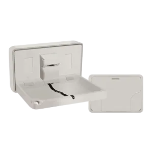 ASI® 9014 BABY CHANGING STATION - HORIZONTAL, HDPE PLASTIC, SURFACE MOUNTED