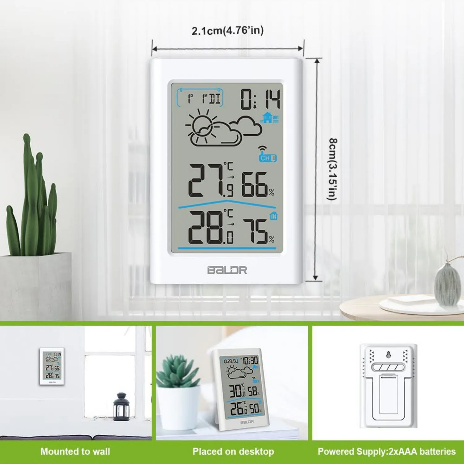 BALDR Digital Wireless Weather Station