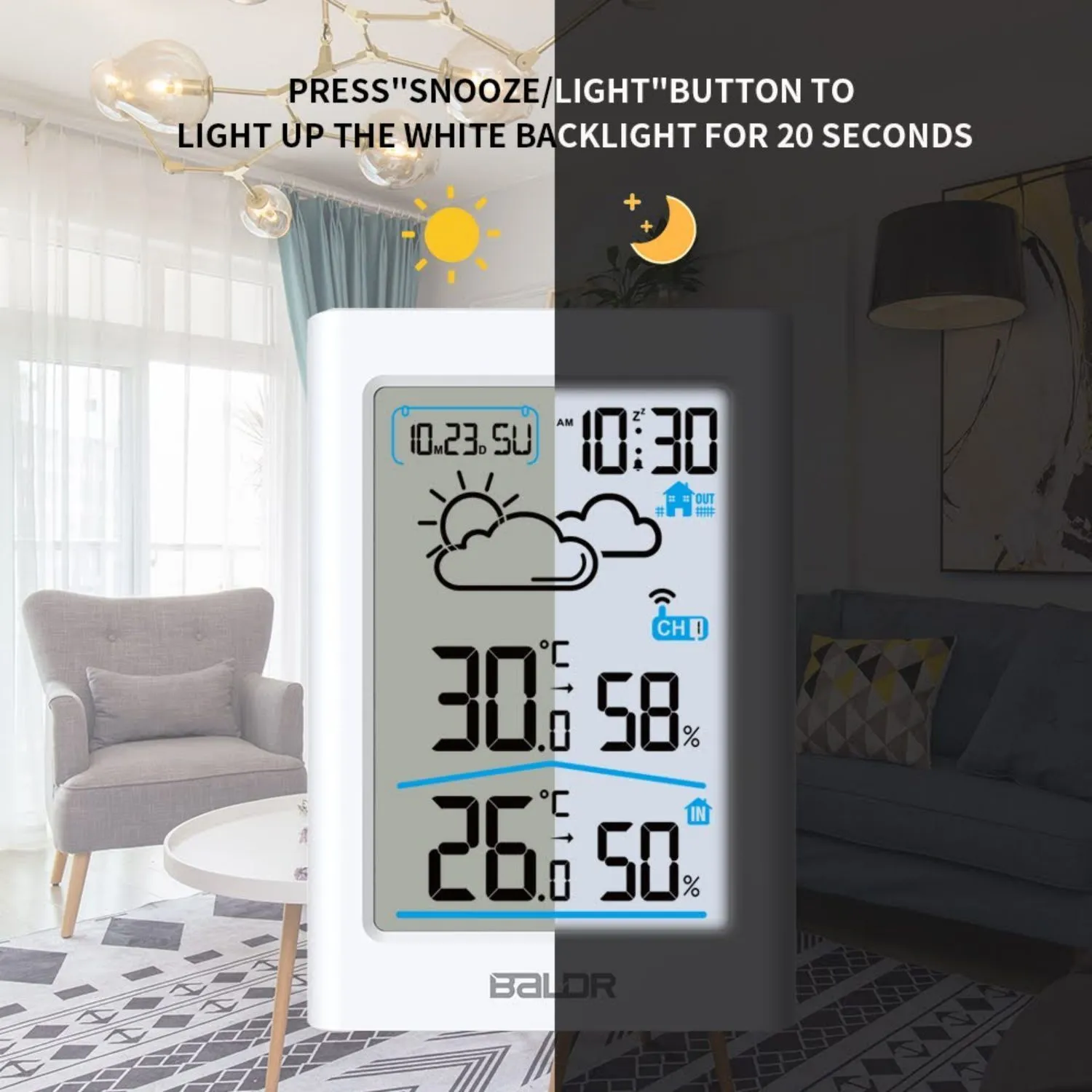 BALDR Digital Wireless Weather Station