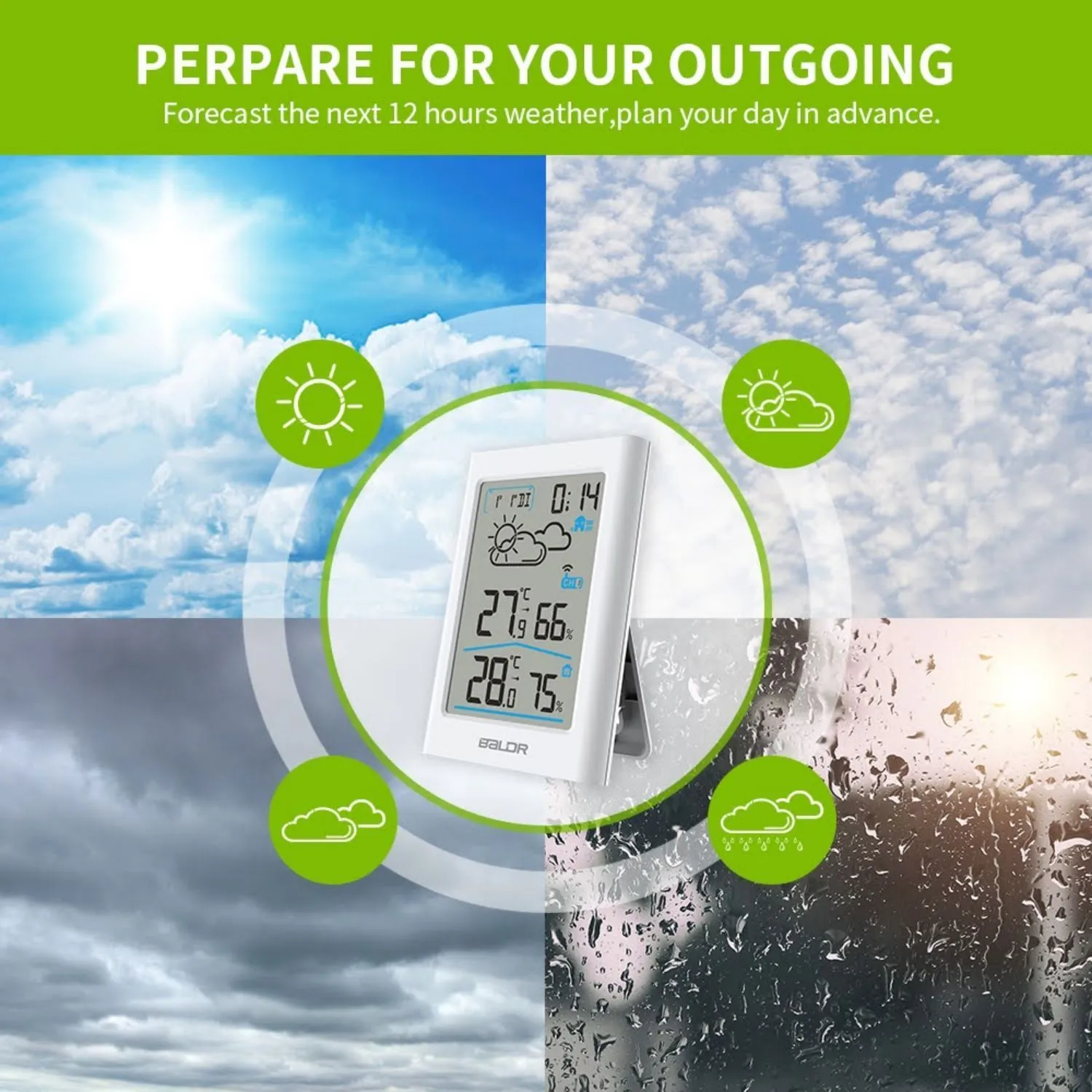 BALDR Digital Wireless Weather Station