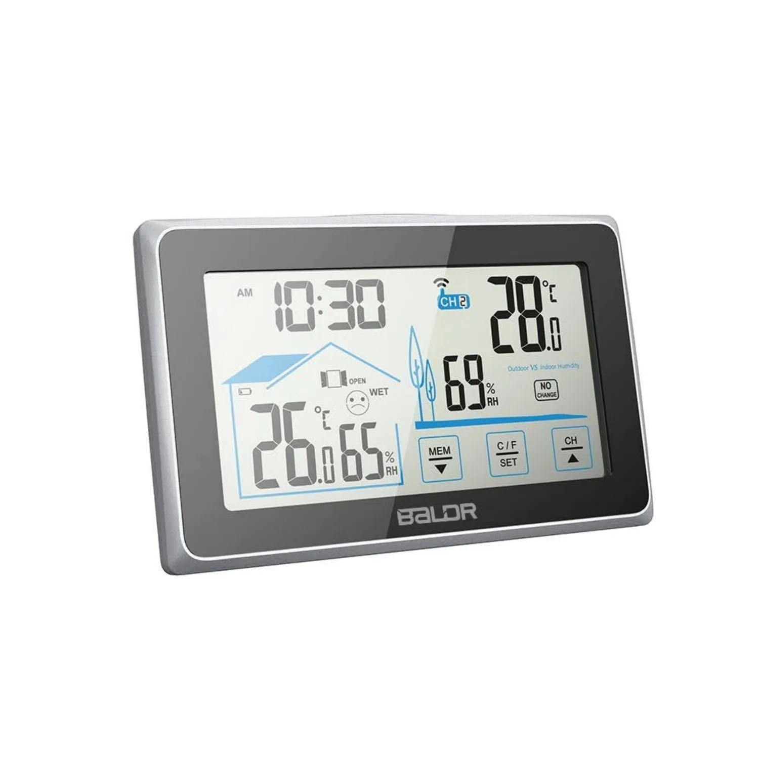 BALDR Wireless Indoor Outdoor Thermometer