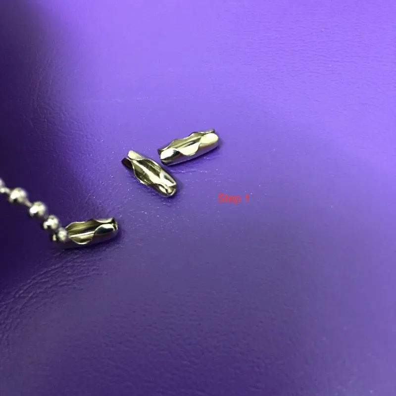 Ball Chain (1m) & 2 Clips