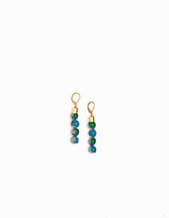 BEADED DANGLER EARRINGS