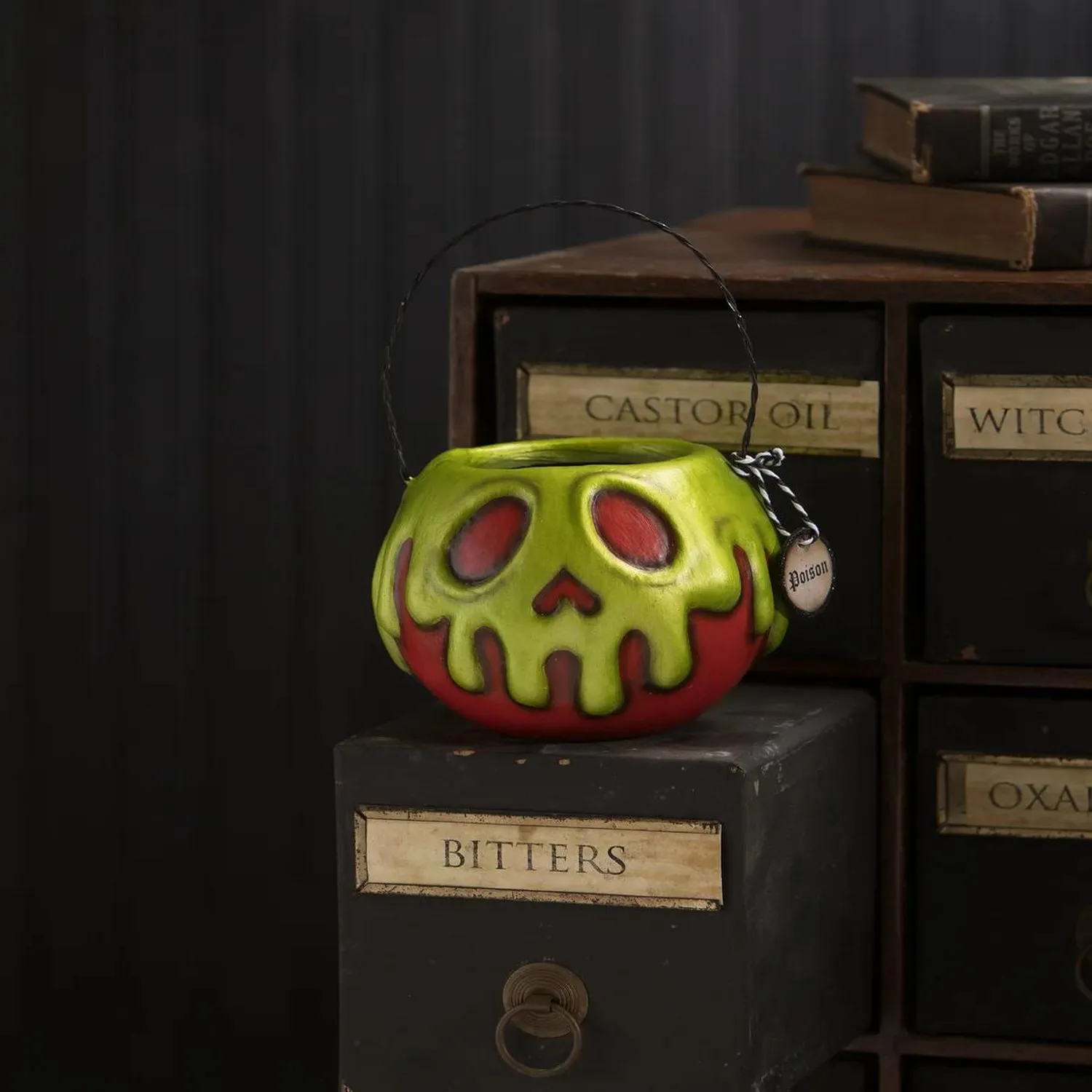 Bethany Lowe Small Apple With Poison Bucket