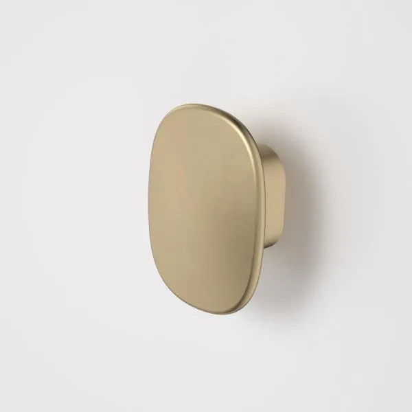 Caroma Contura II Small Robe Hook - Brushed Brass