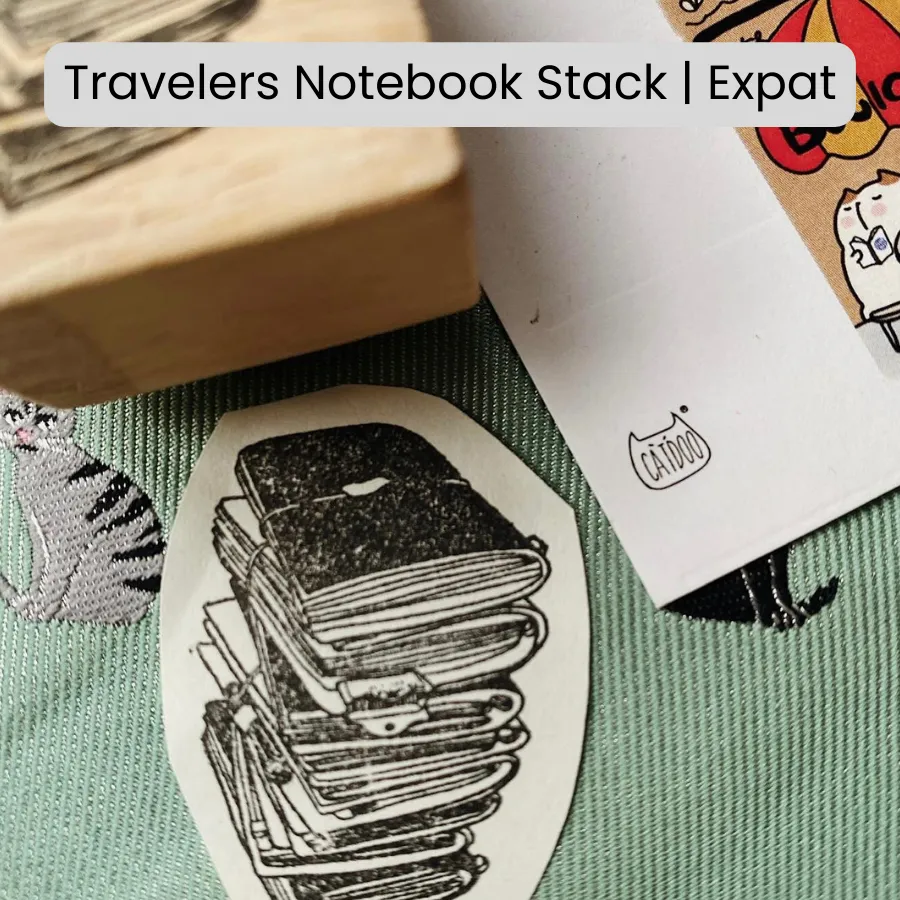 Catdoo Designs | Travelers Notebook Stack | Expat