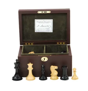 Chess pieces - 4" Reintroduction Leather Box