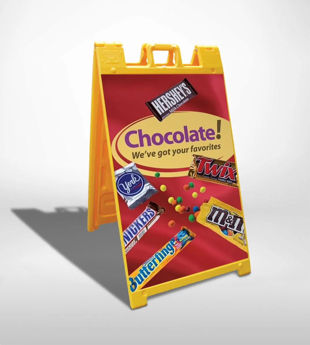 Chocolate- 24"w x 36"h .040 Styrene Insert