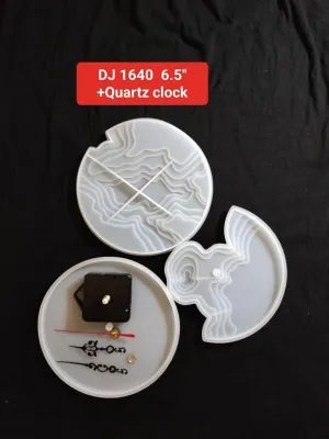 Clock Resin Mold, DIY Wall Clock Mold 6.5''