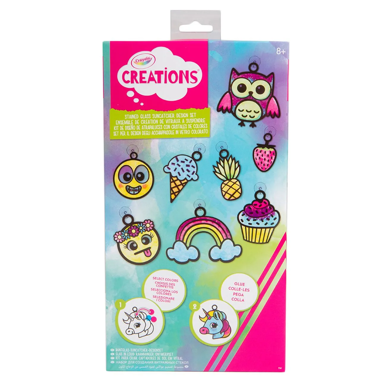 Crayola Creations Stained Glass Suncatcher Design Set