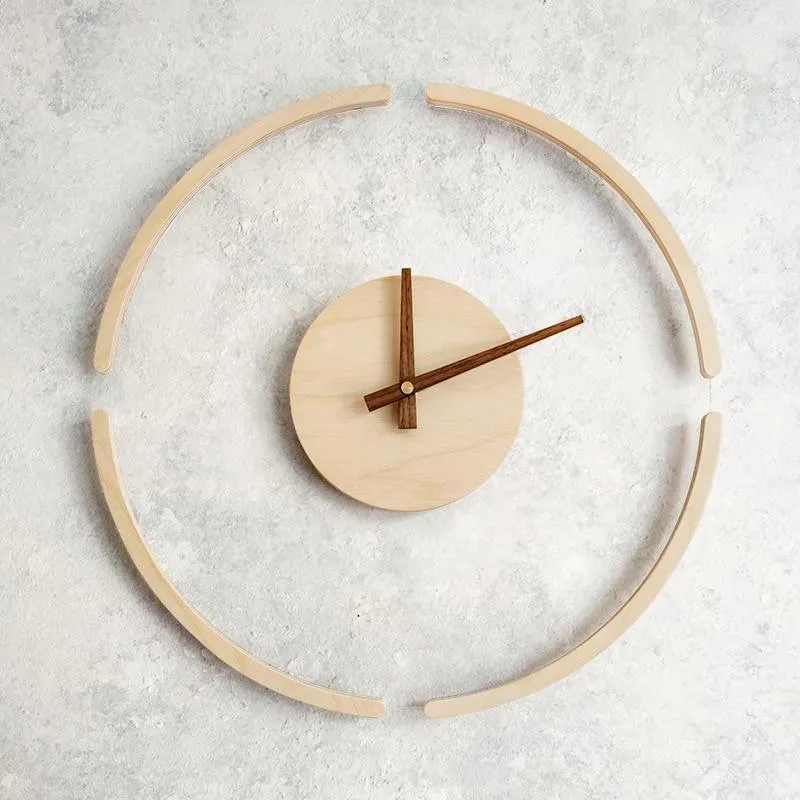 Creative Transparent Suspension Wall Clock