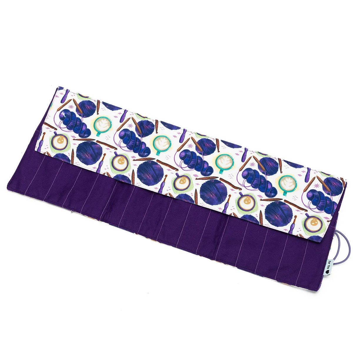 della Q Crochet Roll - 168-2 - Fabric Print Collection - Yarn Bombing