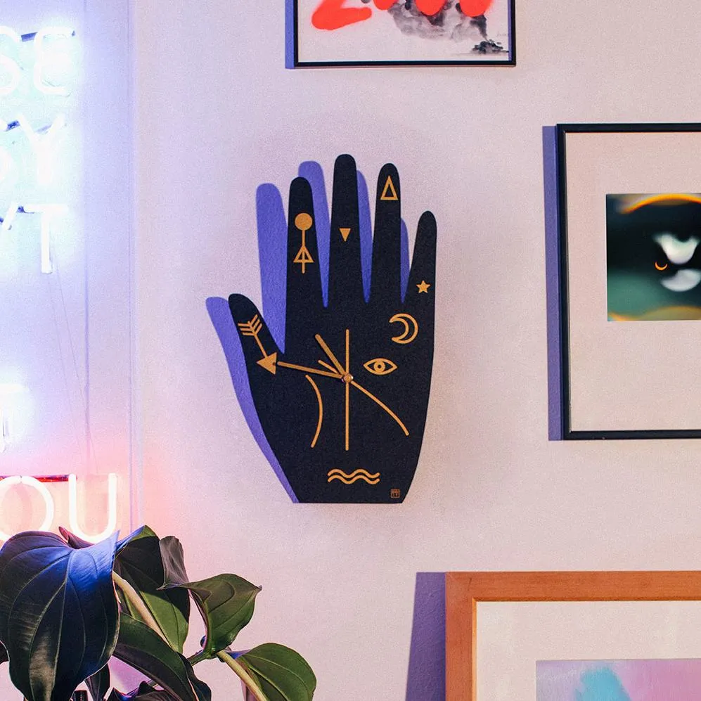 DOIY "Mystic Time" Wall Clock - Palmistry (Ó)