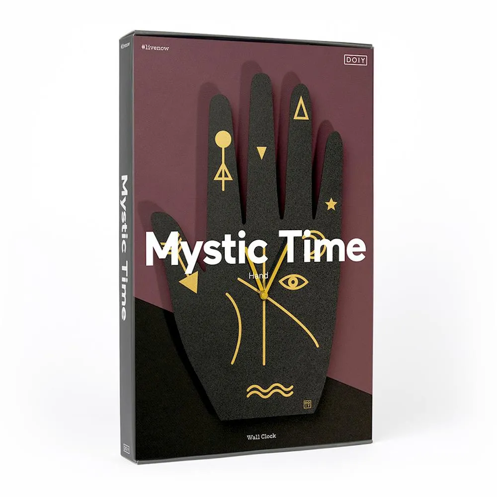 DOIY "Mystic Time" Wall Clock - Palmistry (Ó)