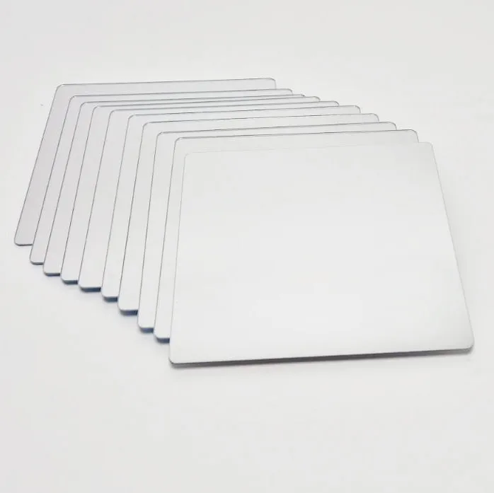 Double-sided Plastic Mirrors 100x100mm (Pack of 10)