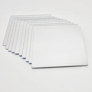 Double-sided Plastic Mirrors 100x100mm (Pack of 10)