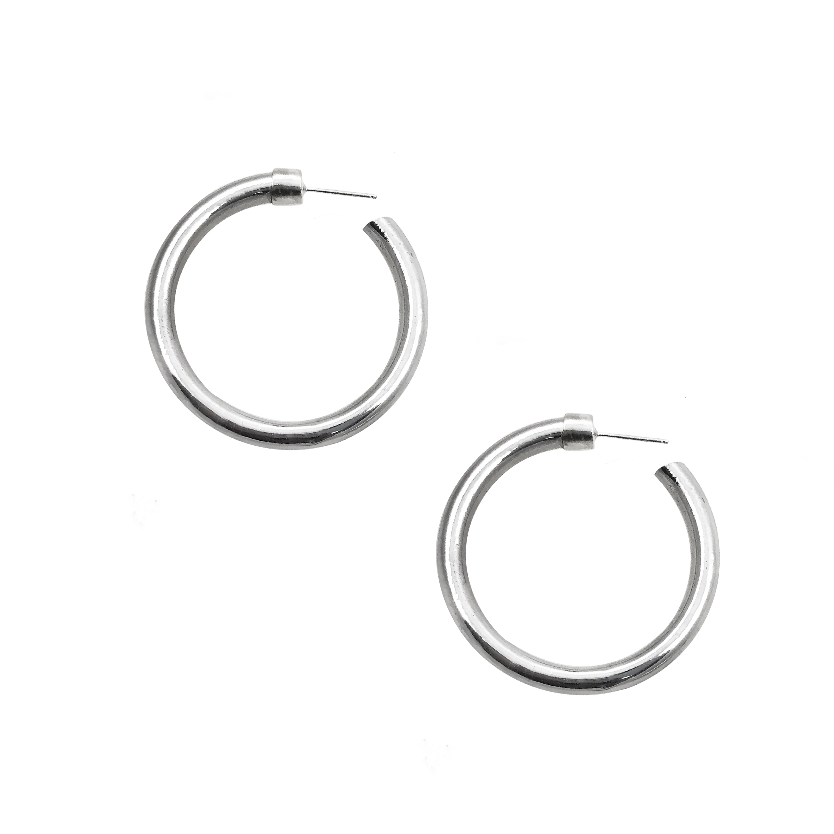 Embrace Minimalist Elegance with the Virtuous Circle Large Hoops**