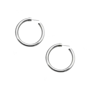 Embrace Minimalist Elegance with the Virtuous Circle Large Hoops**