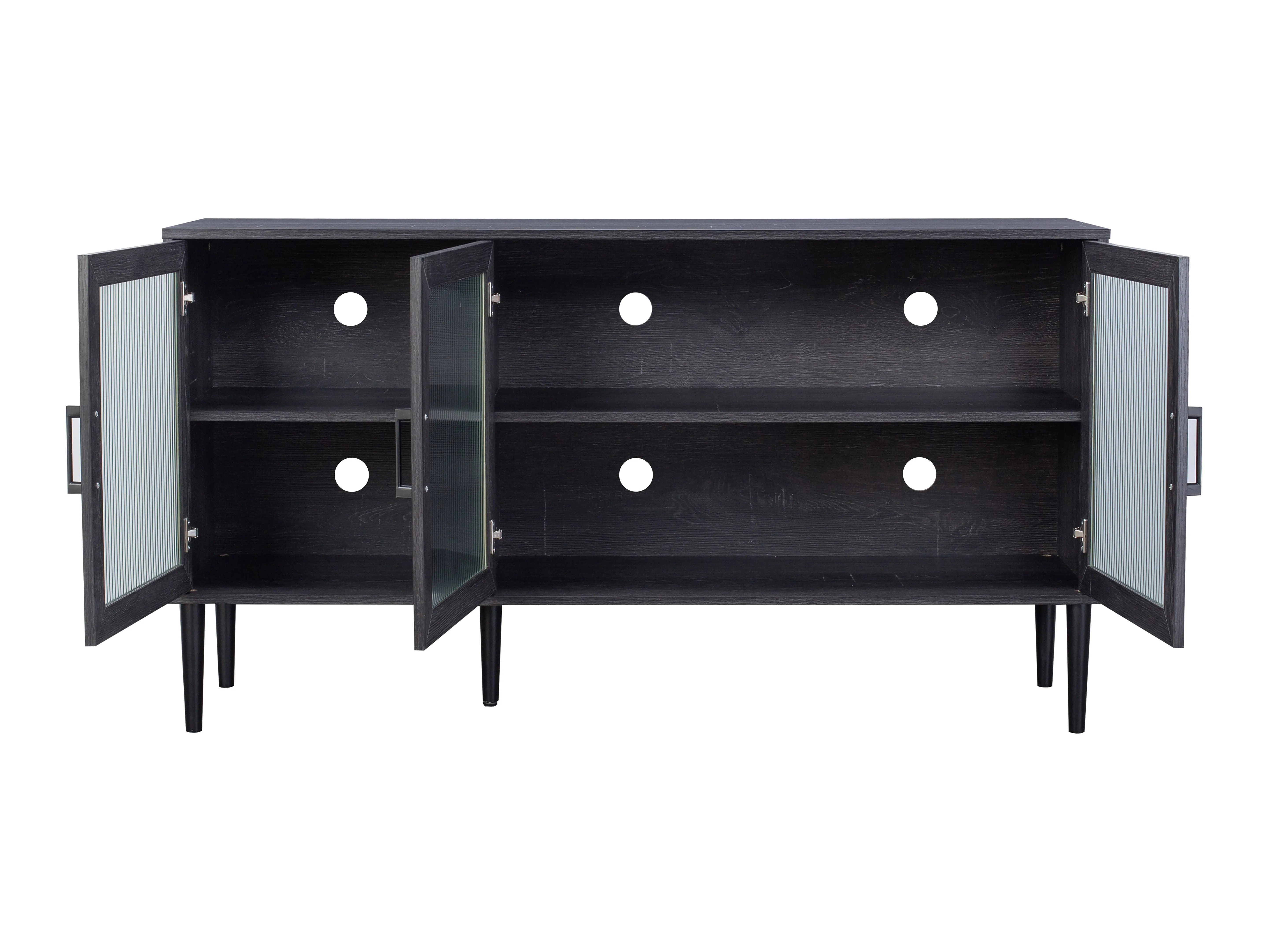 Fluted Glass Sideboard