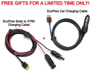 Free EcoFlow Solar to XT60 Charging Cable   EcoFlow Car Charging Cable for EcoFlow Power Stations ($49.99 Value)