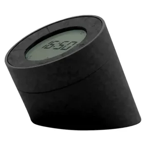 Gingko Edge Light Digital Rechargeable Dual Alarm Clock (Black) G001BK