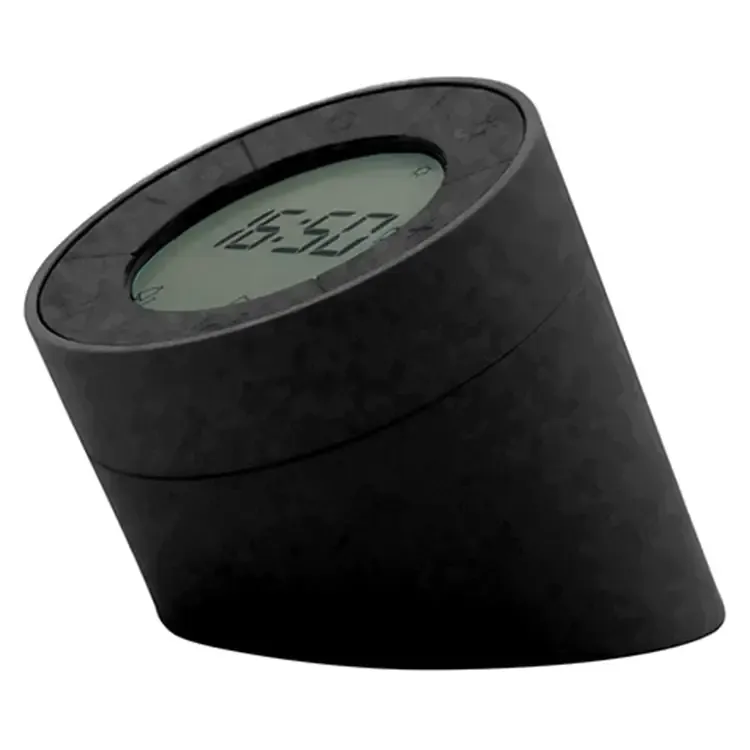 Gingko Edge Light Digital Rechargeable Dual Alarm Clock (Black) G001BK