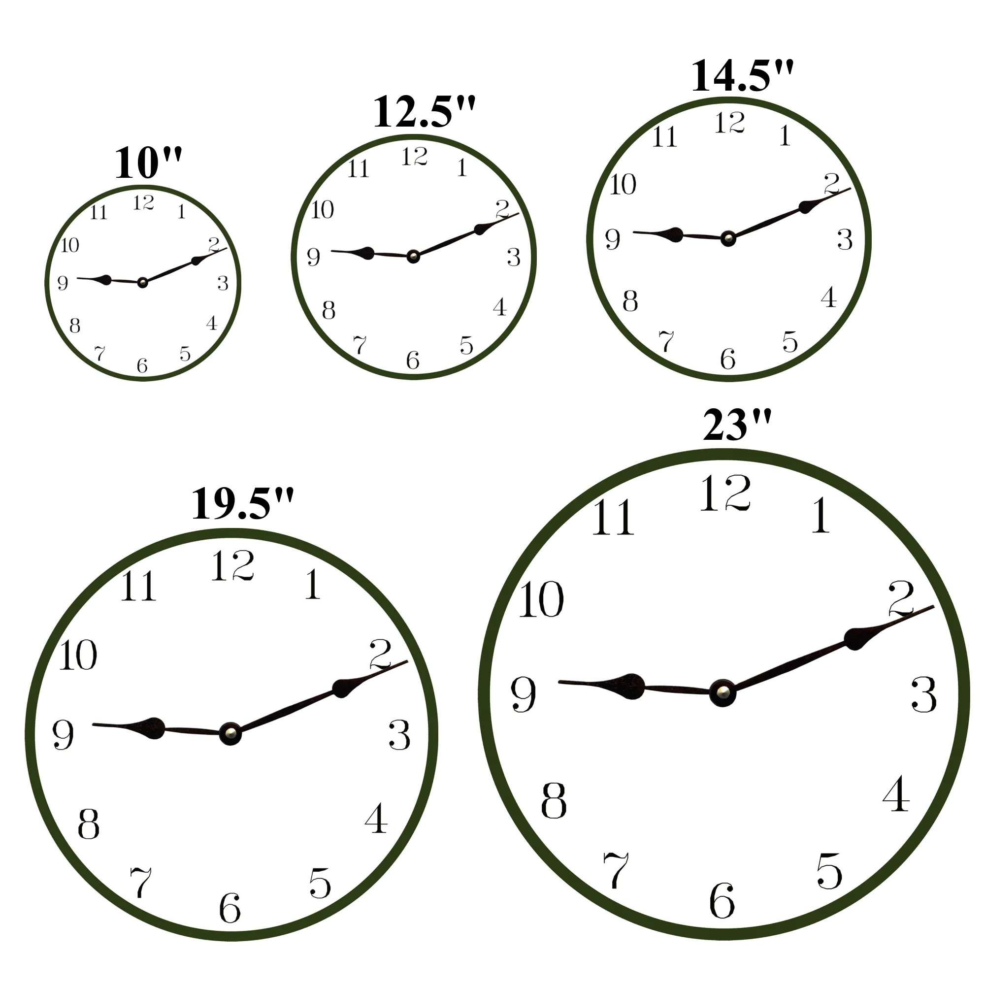 Handmade Floral Clock- Morning Glory Flower Clock