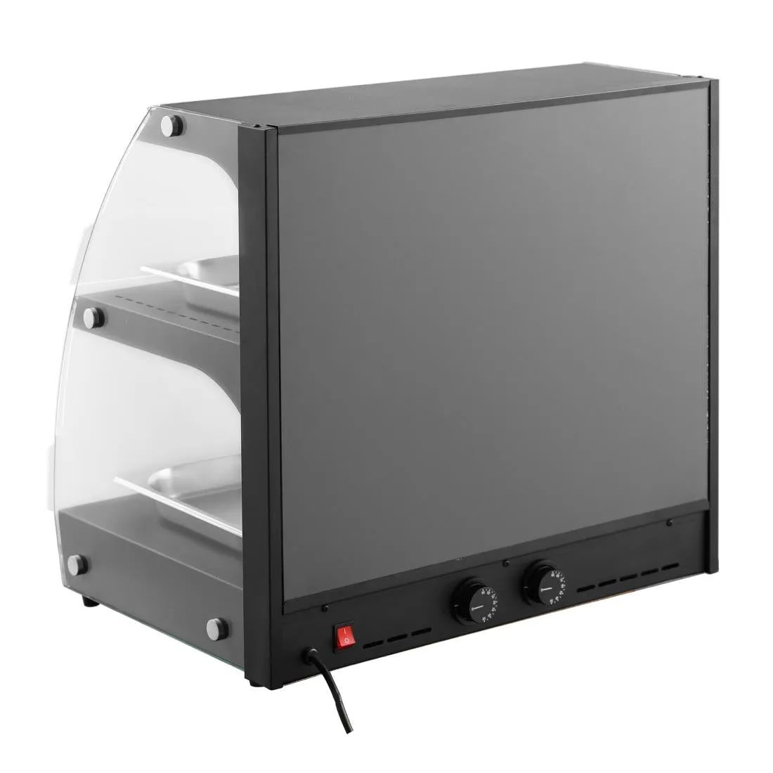 HW921 Buffalo Self-Serve Heated Display Unit with Hinged Doors