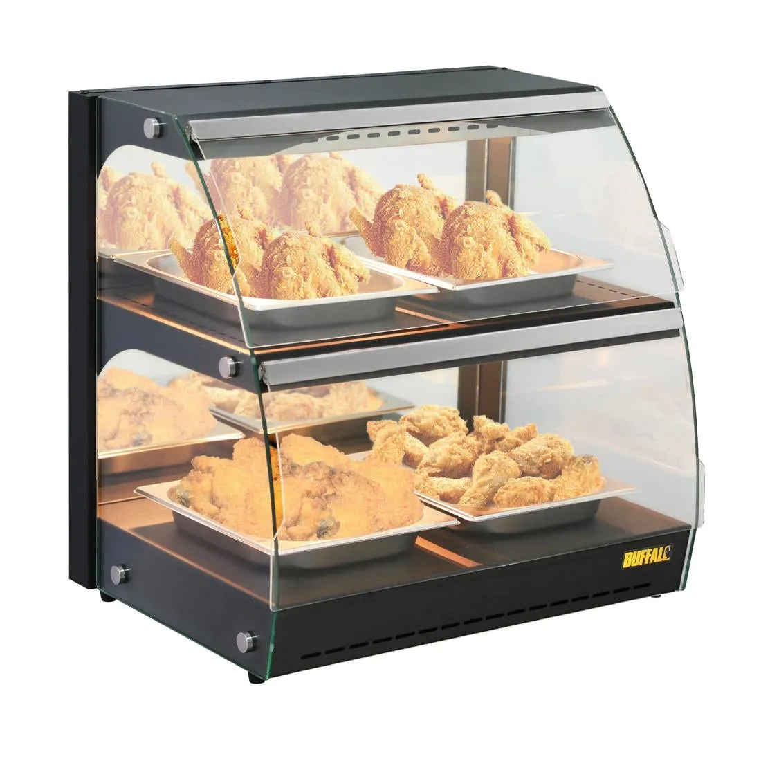 HW921 Buffalo Self-Serve Heated Display Unit with Hinged Doors