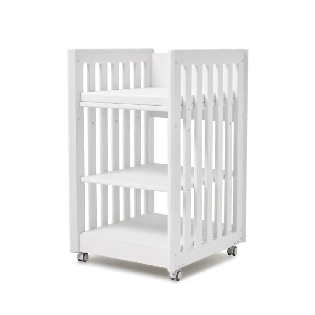 IFAM SafeGuard Baby Diaper Changing Table with Waterproof Mat - White