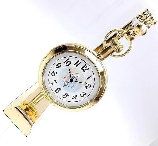 Instrument Brass Antique Table Clocks Home Decorative Best Items (Golden)