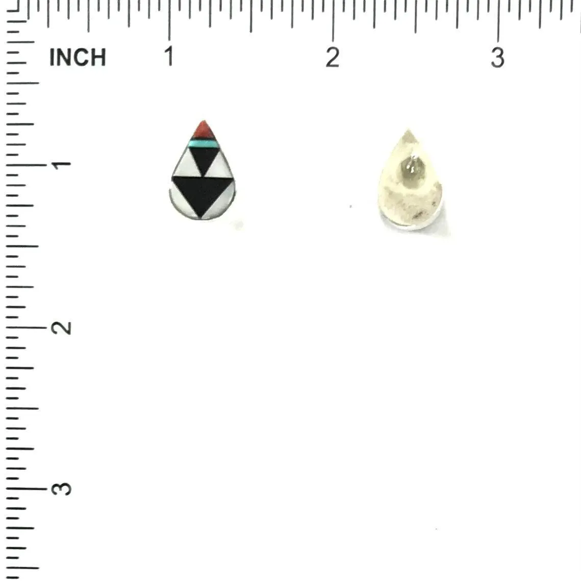 James Cheama Multi-gemstone Teardrop Inlay Earrings