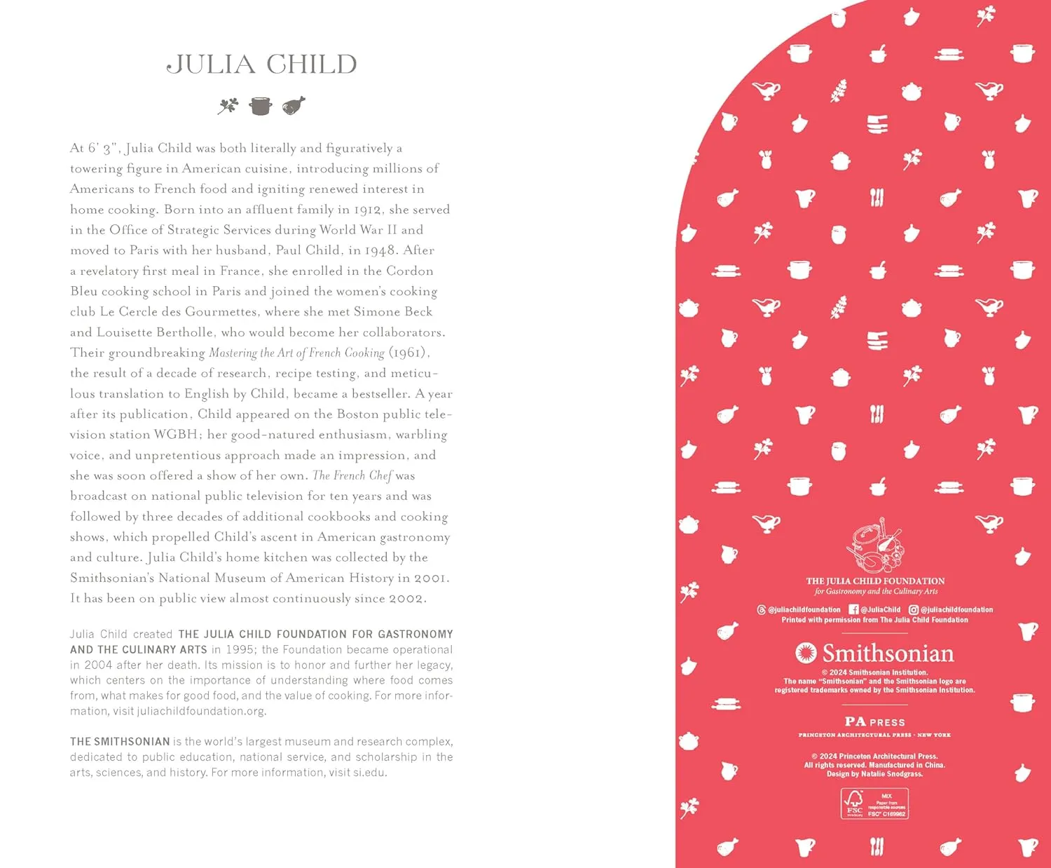 Julia Child Notebooks