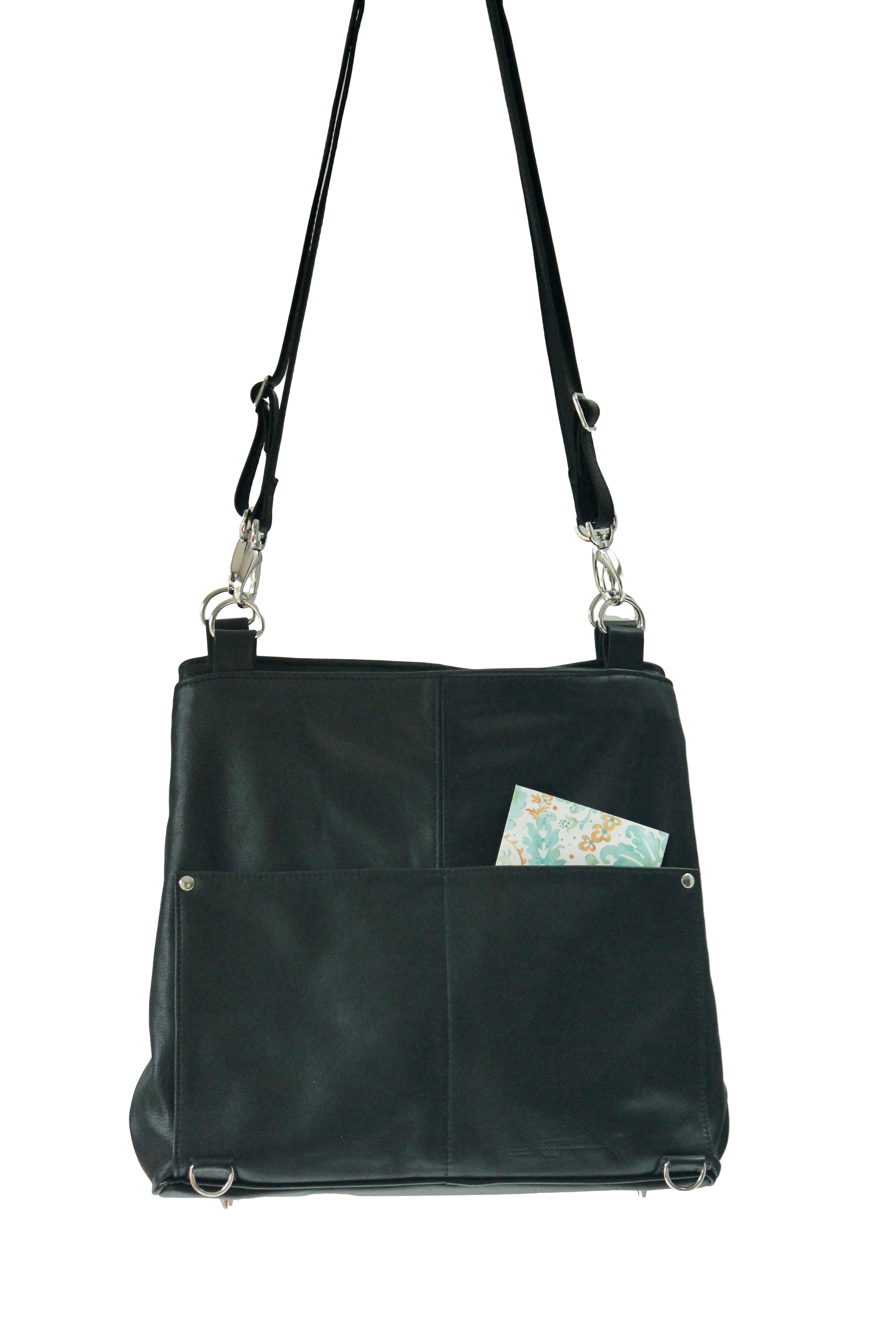 Large Origami Tote - Convertible Leather Bag