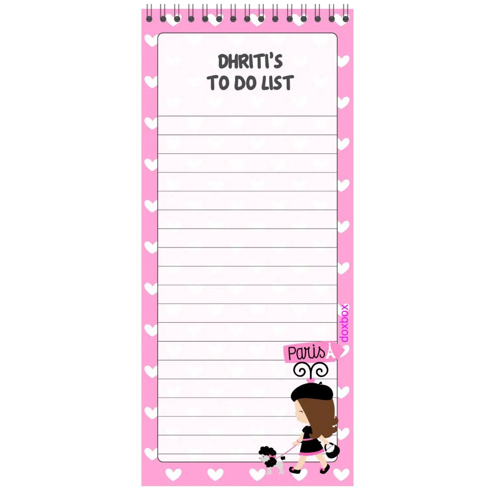 List Pads - Paris Dog (PREPAID ONLY)