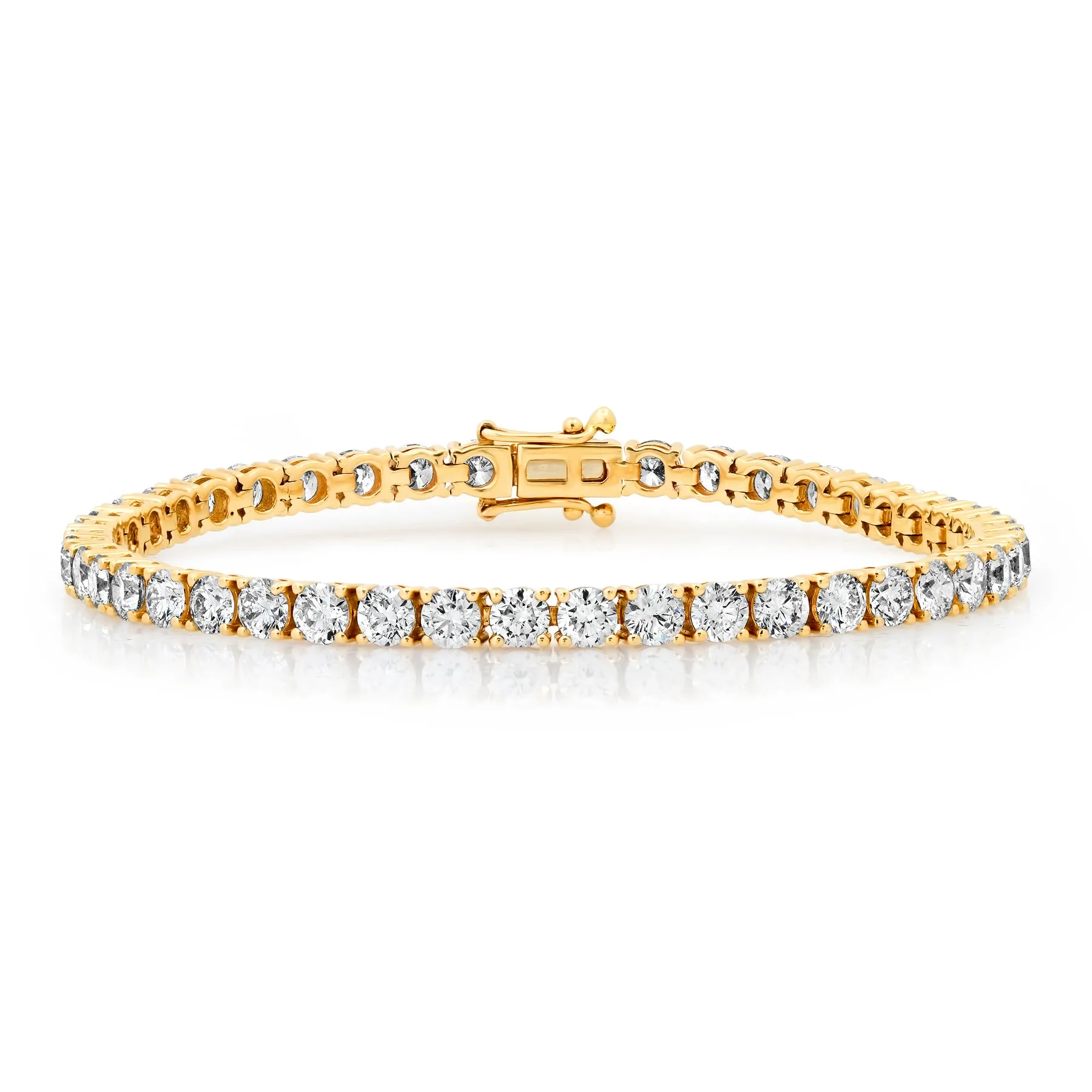 MEGA TENNIS BRACELET, 14kt GOLD