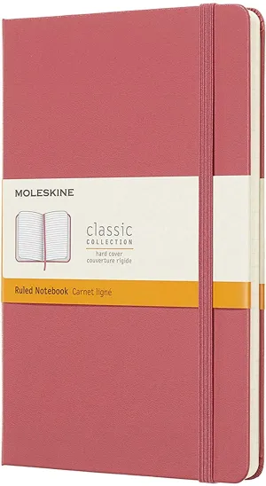 Moleskine Ruled Classic Notebook Hard Cover A5 Daisy Pink