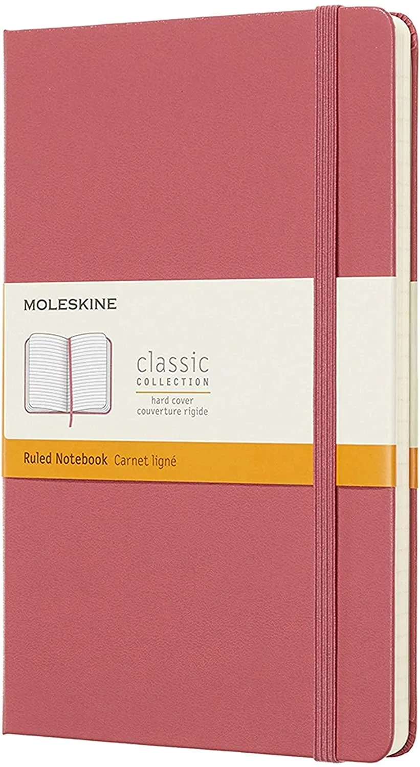 Moleskine Ruled Classic Notebook Hard Cover A5 Daisy Pink