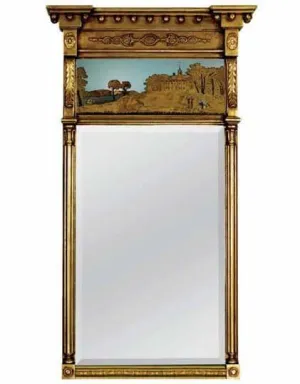 Mount Vernon Reverse Painting Mirror