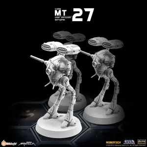 MT27 1/285 Robotech Macross Light Artillery Battlepod (Set of 3)