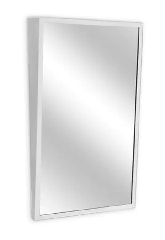 NOT AVAILABLE: A&J Washroom U704 Fixed Tilt Angle Frame Mirrors