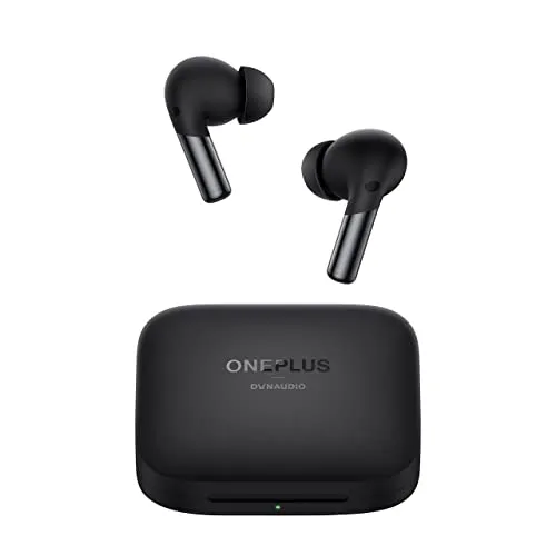 OnePlus Buds Pro 2 - Obsidian Black - Audiophile-Grade Sound Quality Co-Created with Dynaudio, Best-in-Class ANC, Immersive Spatial Audio, Up to 39 Hour Playtime with Charging case, Bluetooth 5.3